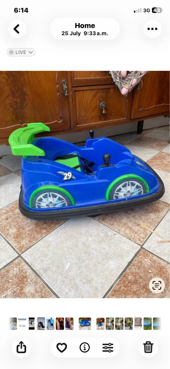 Kids ride on toy bumper cart - Image 4