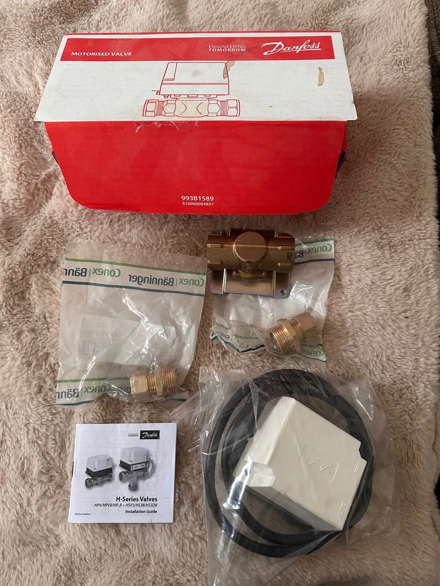 Danfoss 087N6602 H-Series ¾” Motorised Valve – Bra - Image 2