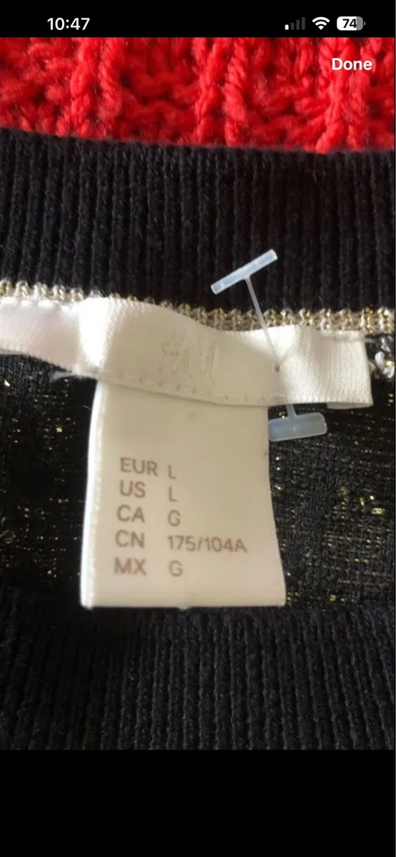 Ladies stunning jumper size M L €10 - Image 3