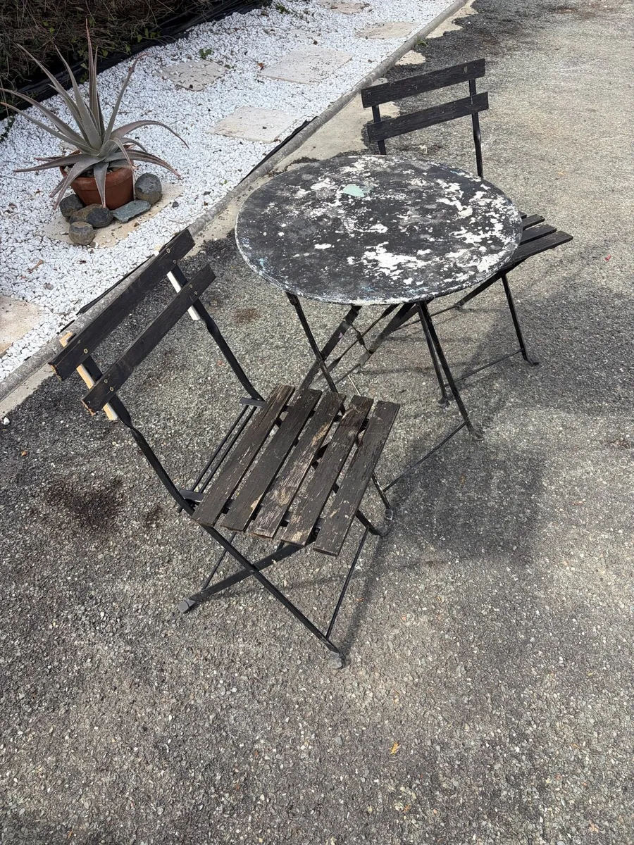 garden table + 2 chairs - Image 2