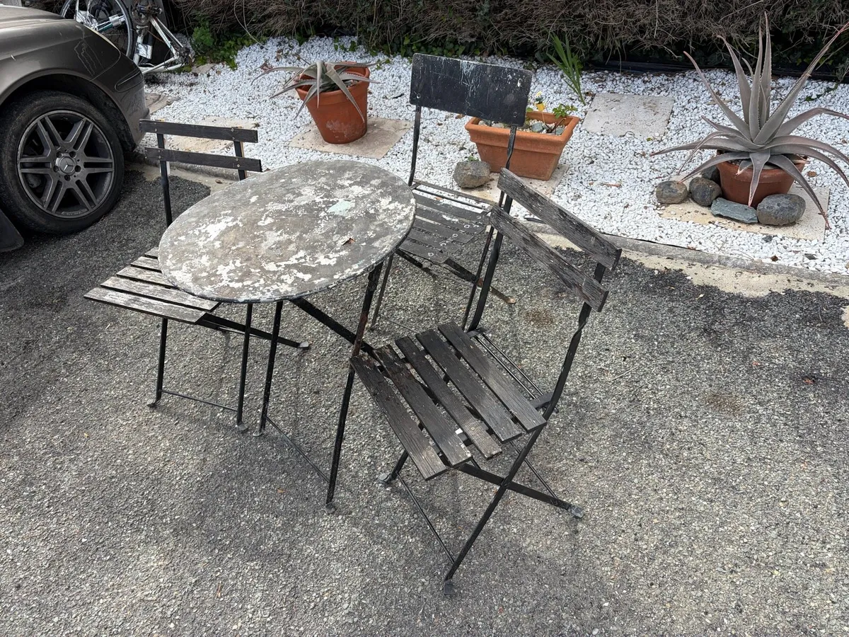 garden table + 2 chairs - Image 4