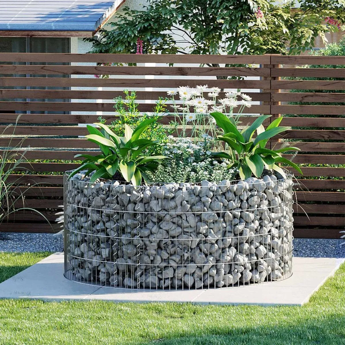 Round Gabion 90x40 - FREE Delivery - Image 1