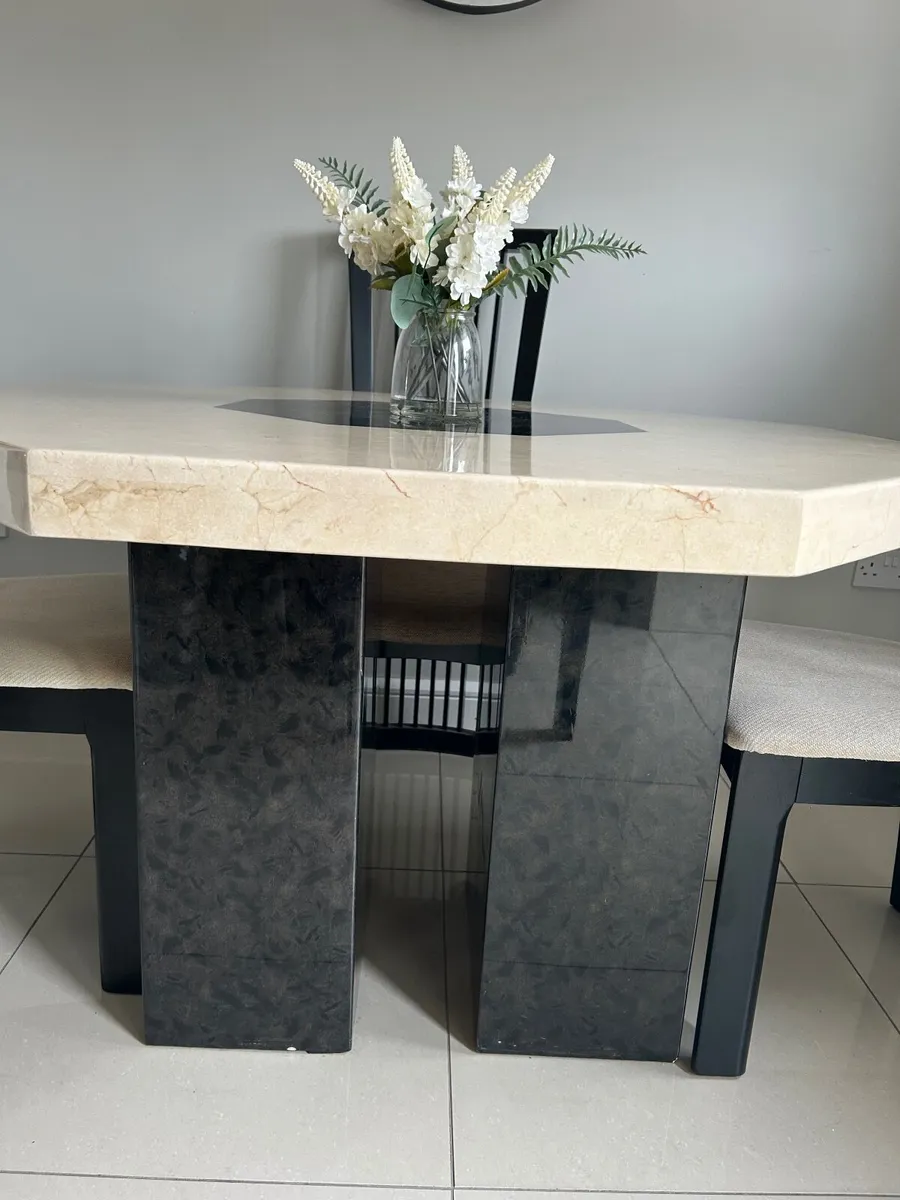 Dining Table & 4 Chairs - Image 2