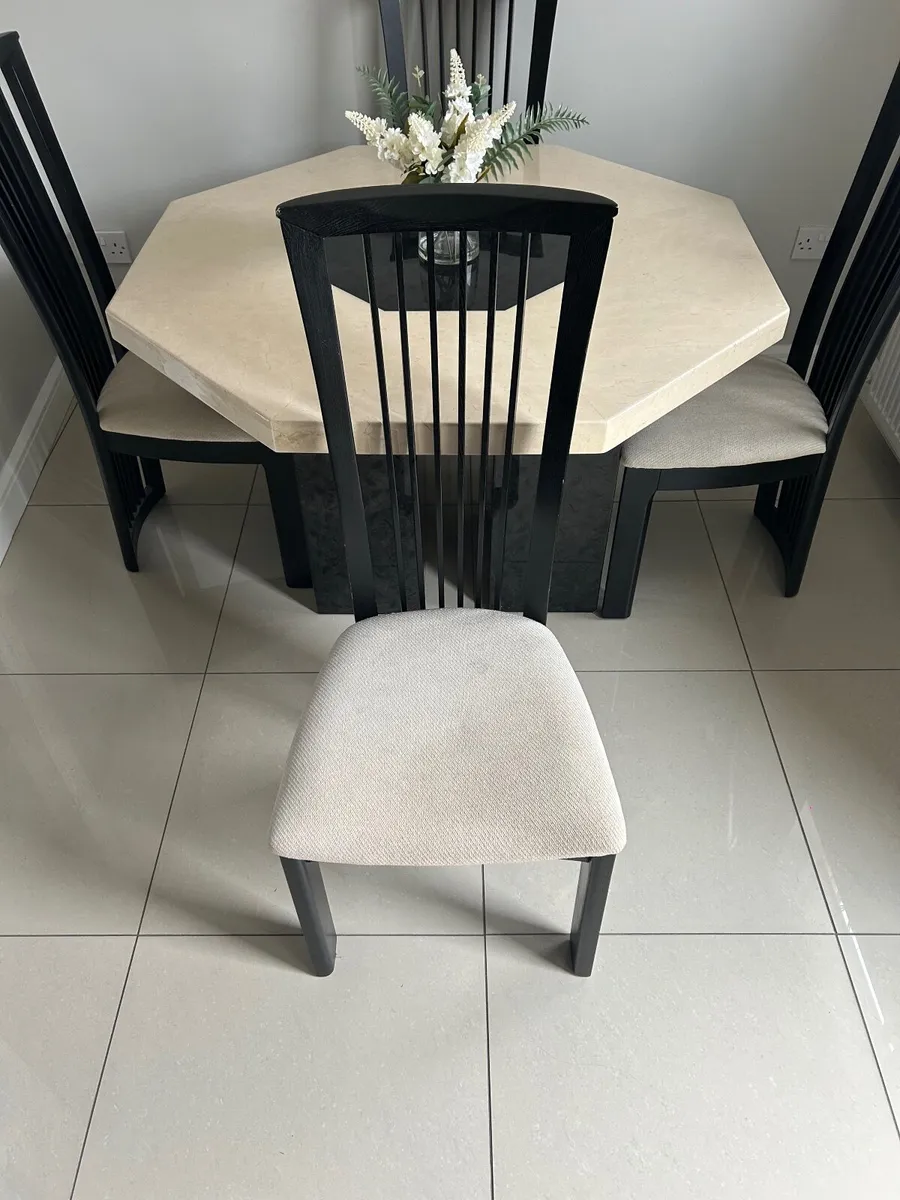 Dining Table & 4 Chairs - Image 4