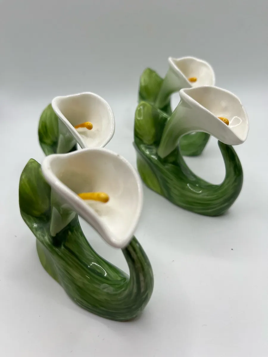 Vintage napkin rings - set of 4 - Image 2