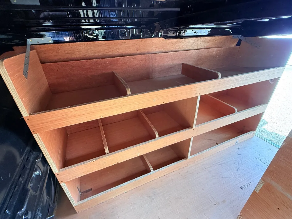 Plywood Van shelving  & False floor - Image 2