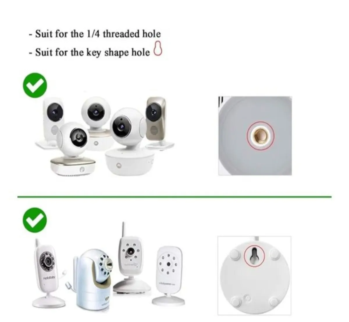 Baby Monitor Adjustable Wall Mount - Image 3