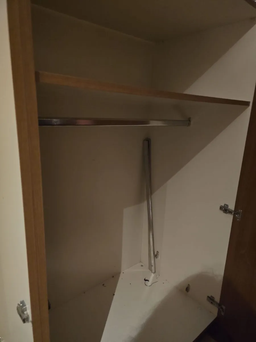 Triple Door Teak Wardrobe - Image 2
