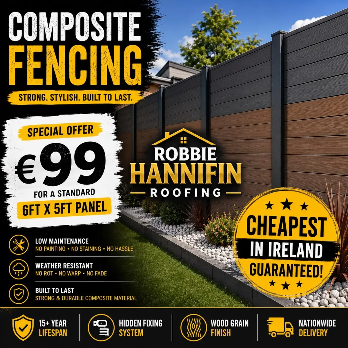 Pvc composite fencing - Image 1
