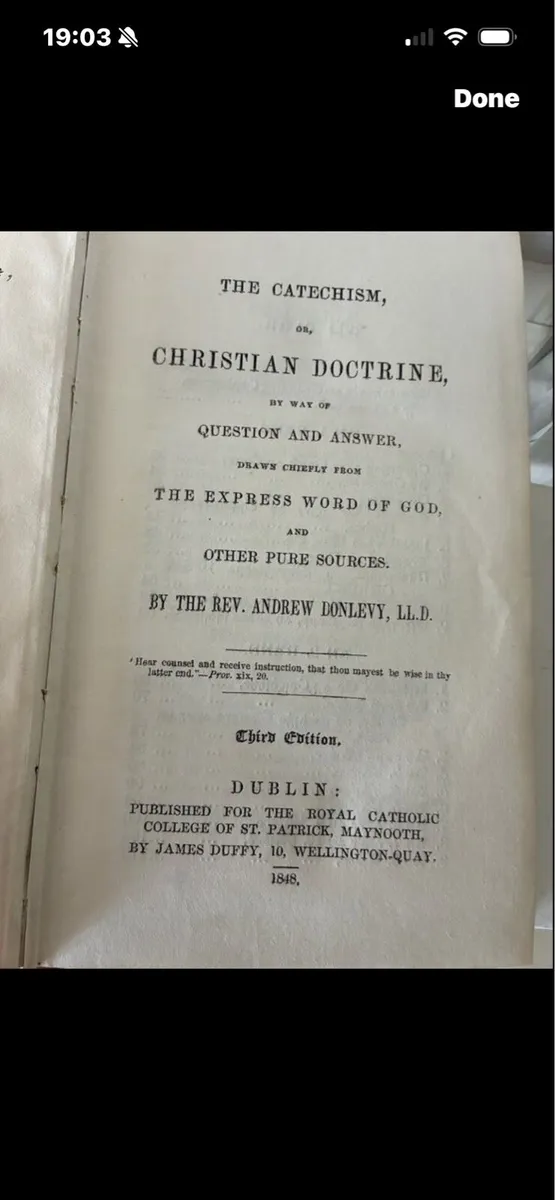 Donleavy’s  Irish Catechism -1848 - Image 4