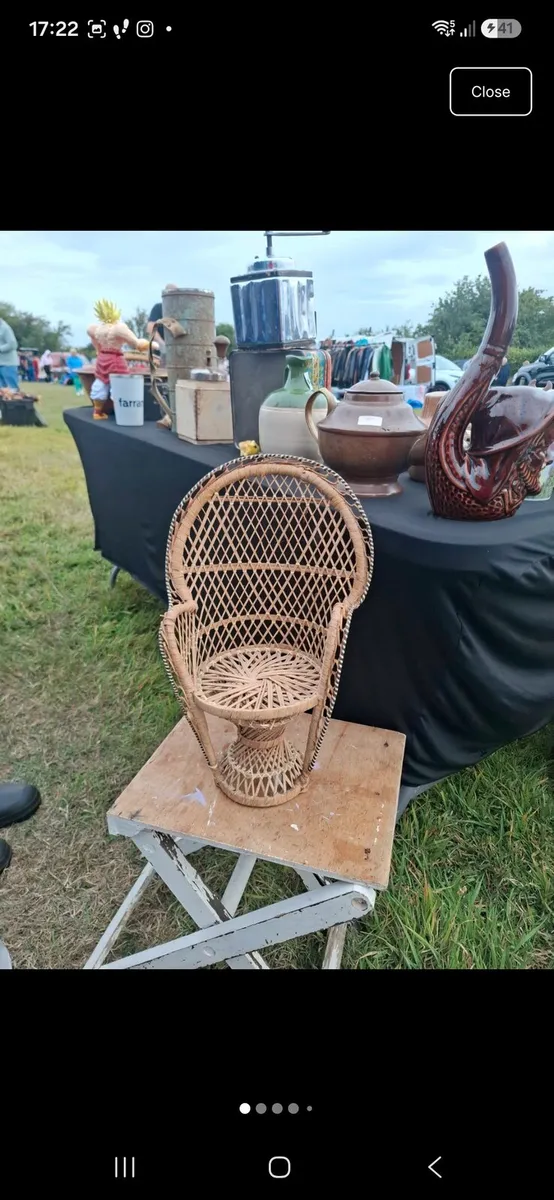40cm wicker stand