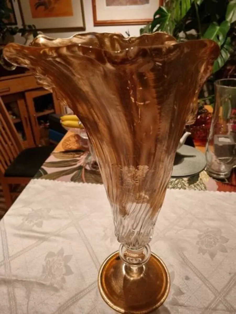Very large vintage Murano vase - Image 4