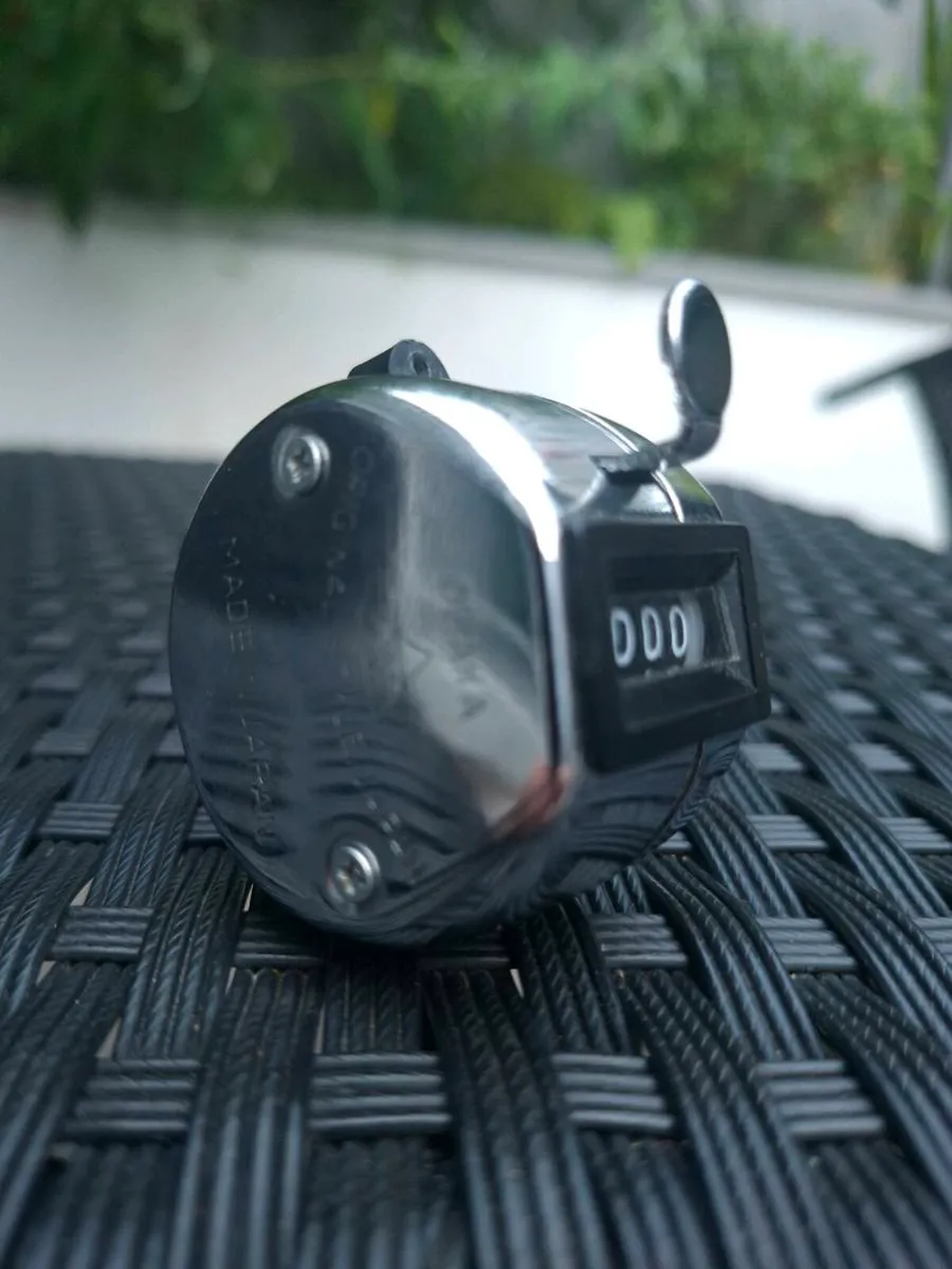 Vintage Japanese Mechanical Hand Tally Counter - Image 1