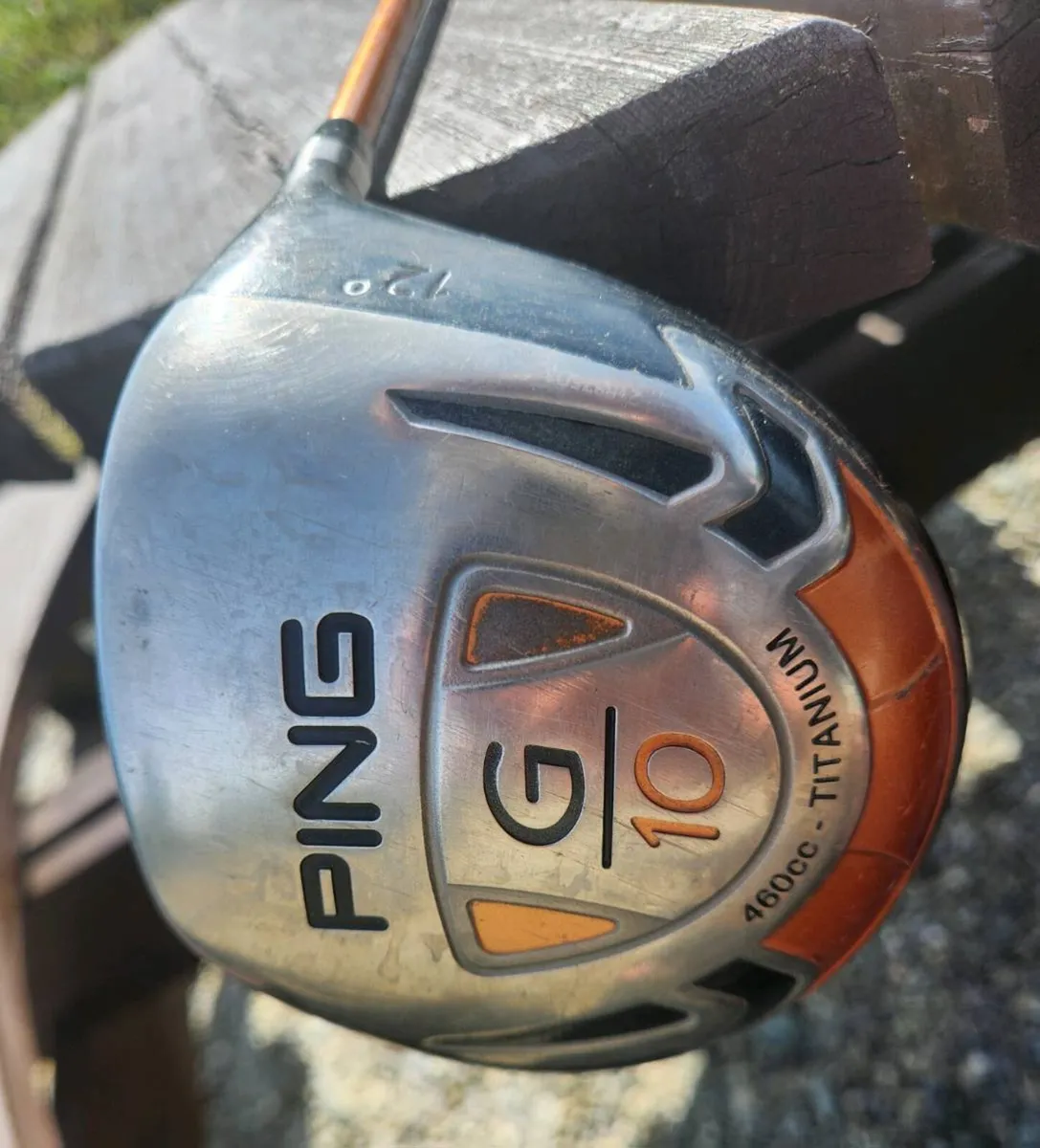 Ping G10 12 degree driver. Reg flex graphite - Image 1
