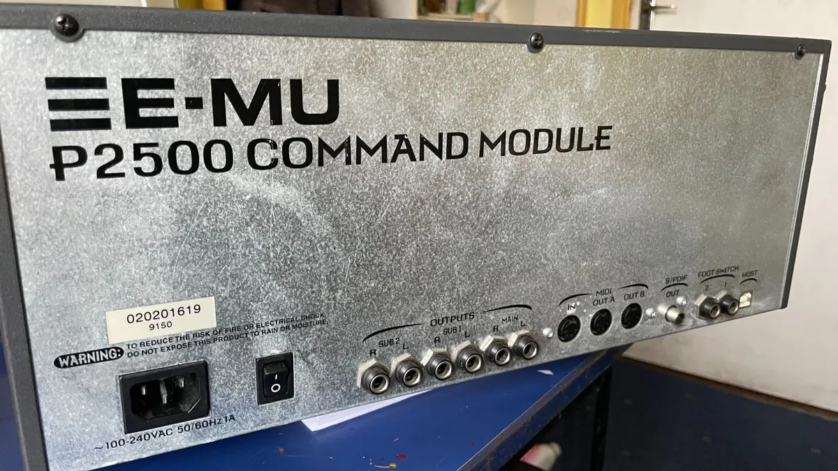E-MU Proteus 2500 Command Module - Image 3