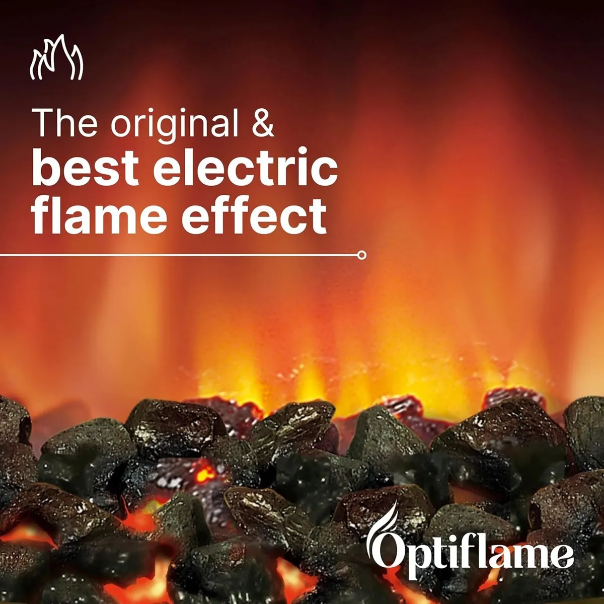 Tango Optiflame 2KW Freestanding Electric Stove - Image 3