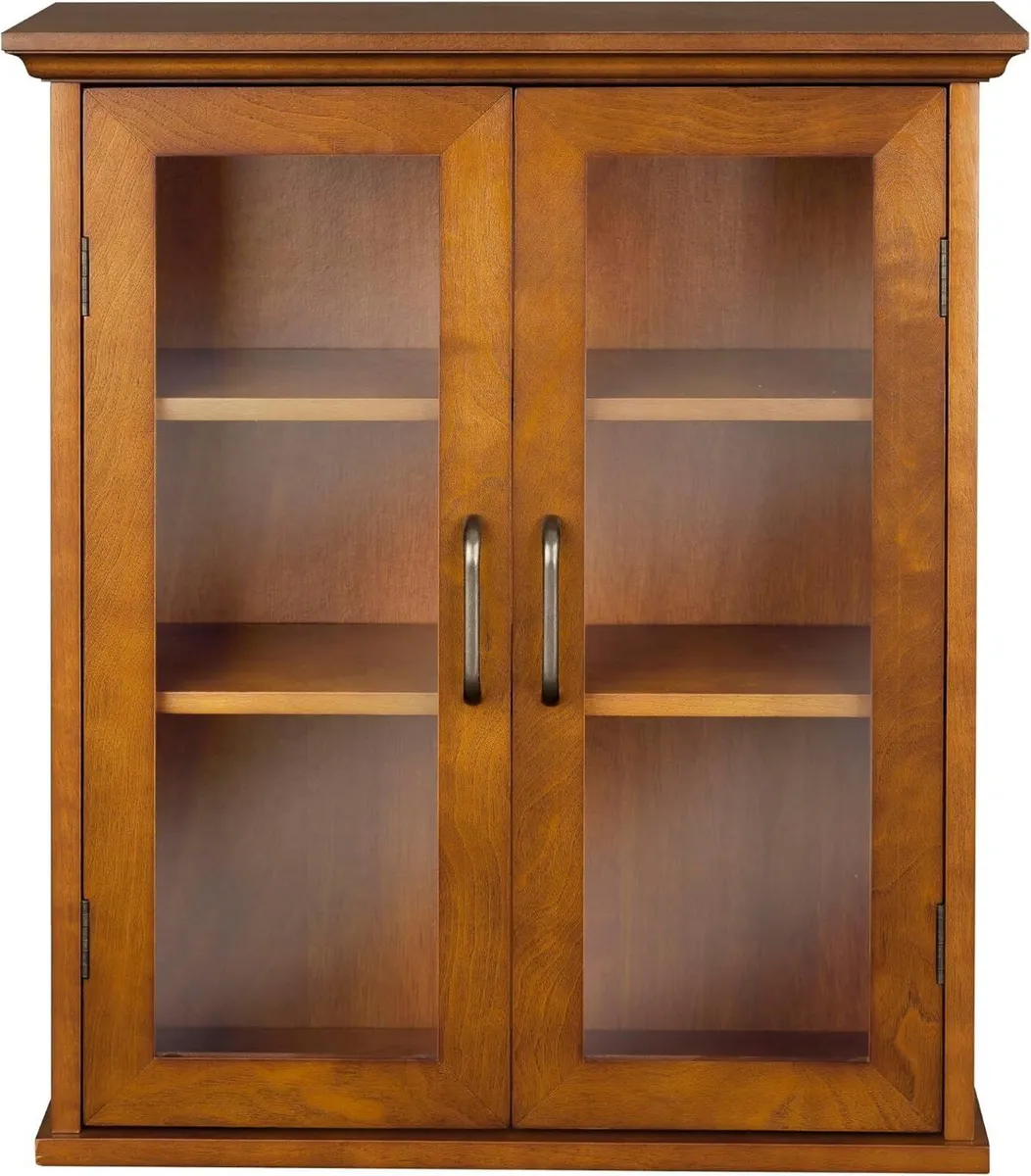 Avery Two-Door Wall Cabinet Oiled Oak Veneer - Image 1