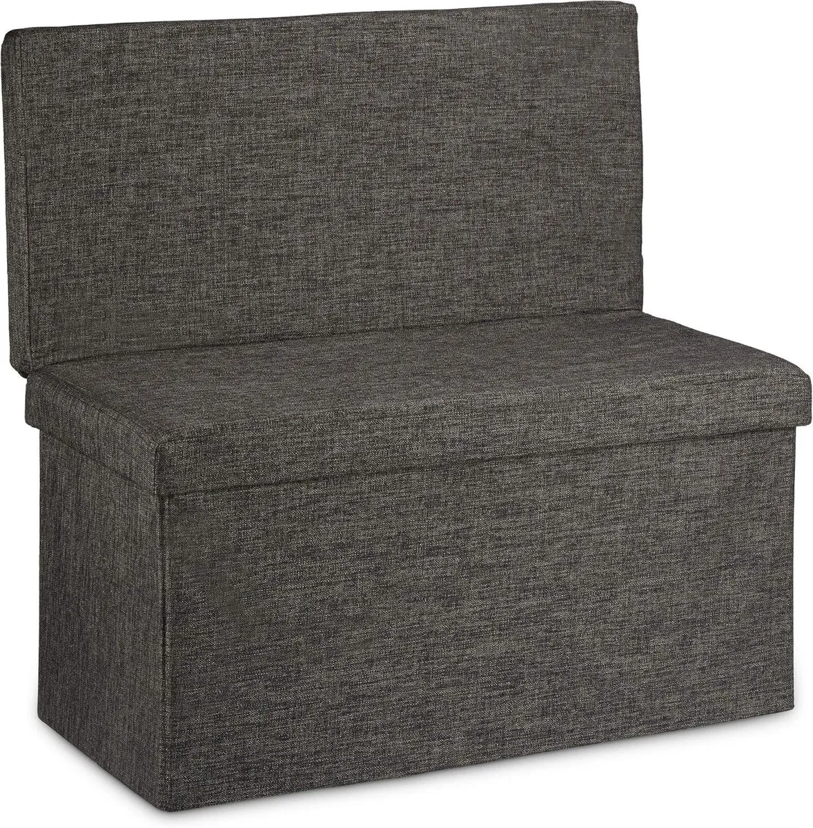 Folding Storage Ottoman with Seat Back Size Large - Image 4