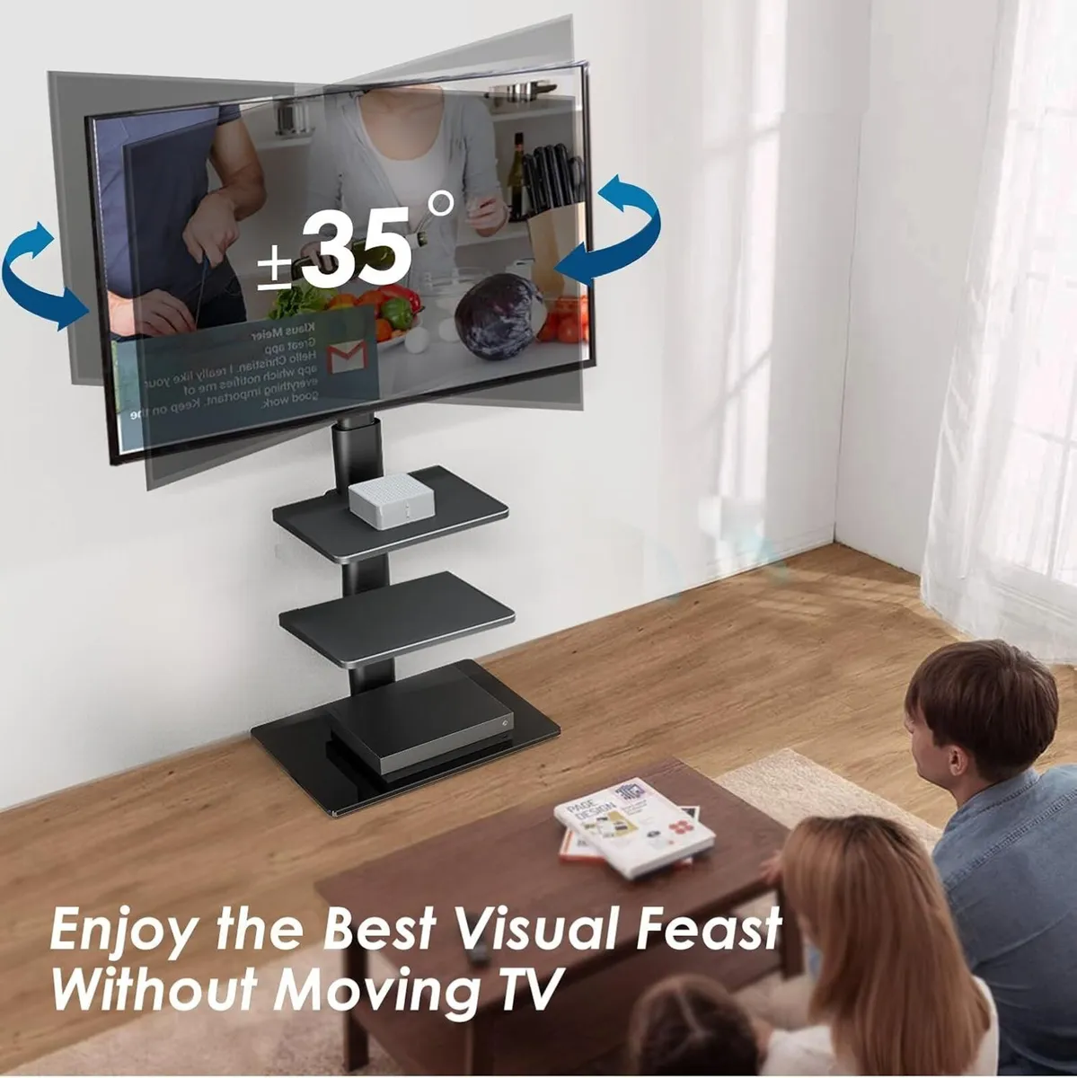TV Floor Stand for 32 to 60 Inch - Image 2