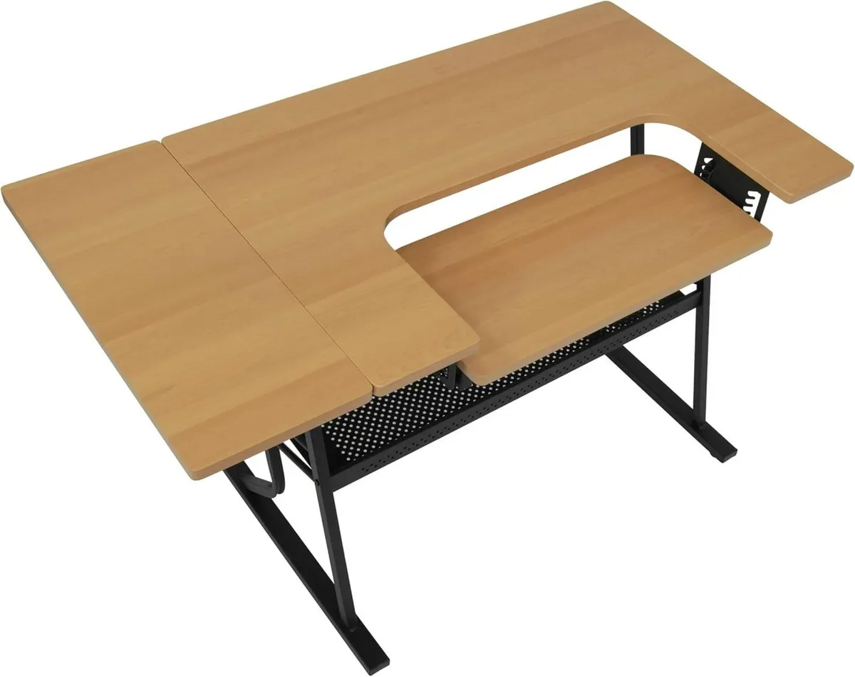 Small Sewing Machine Table with Maple Top - Image 4