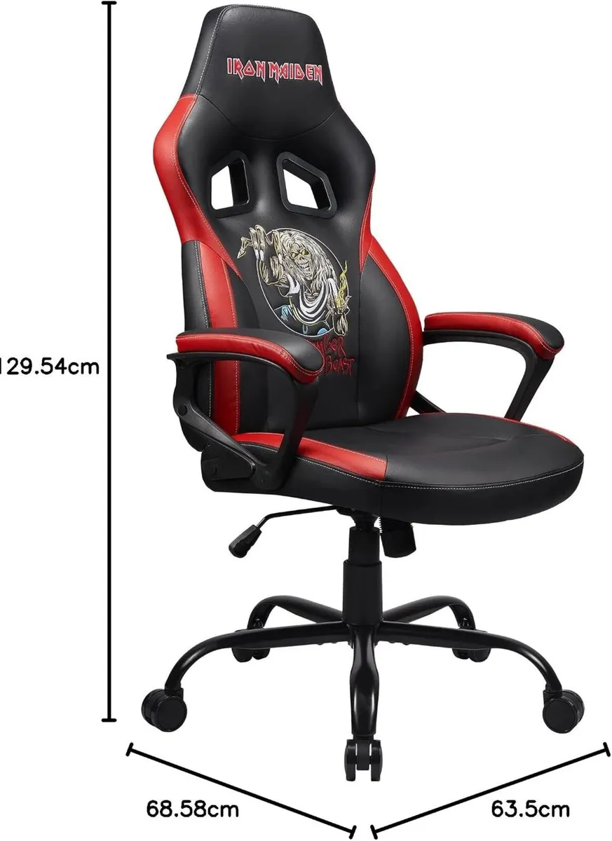 Iron Maiden Adult Gamer Chair Office Chair - Image 3