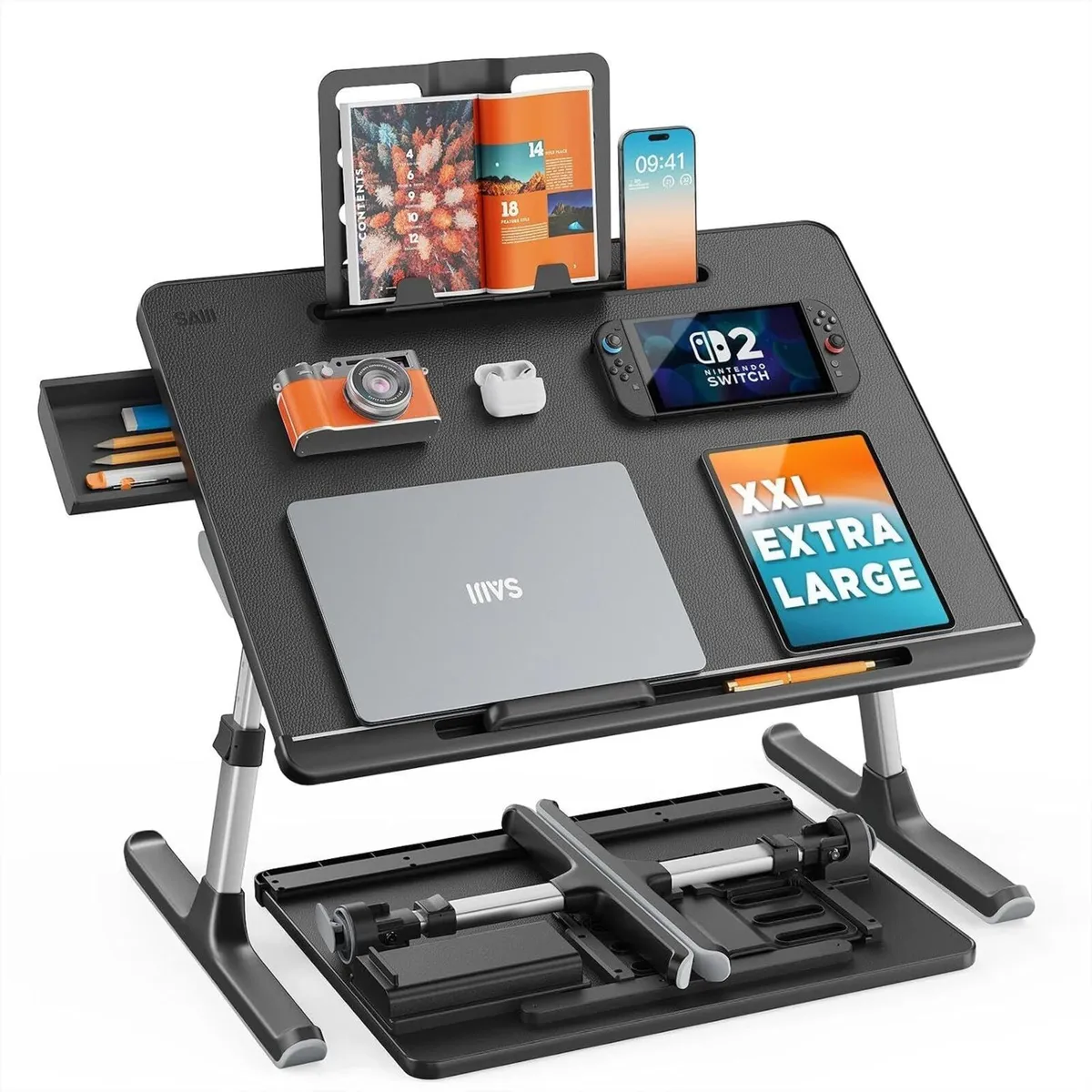 Laptop Bed Tray Desk X-Large Adjustable Table - Image 1