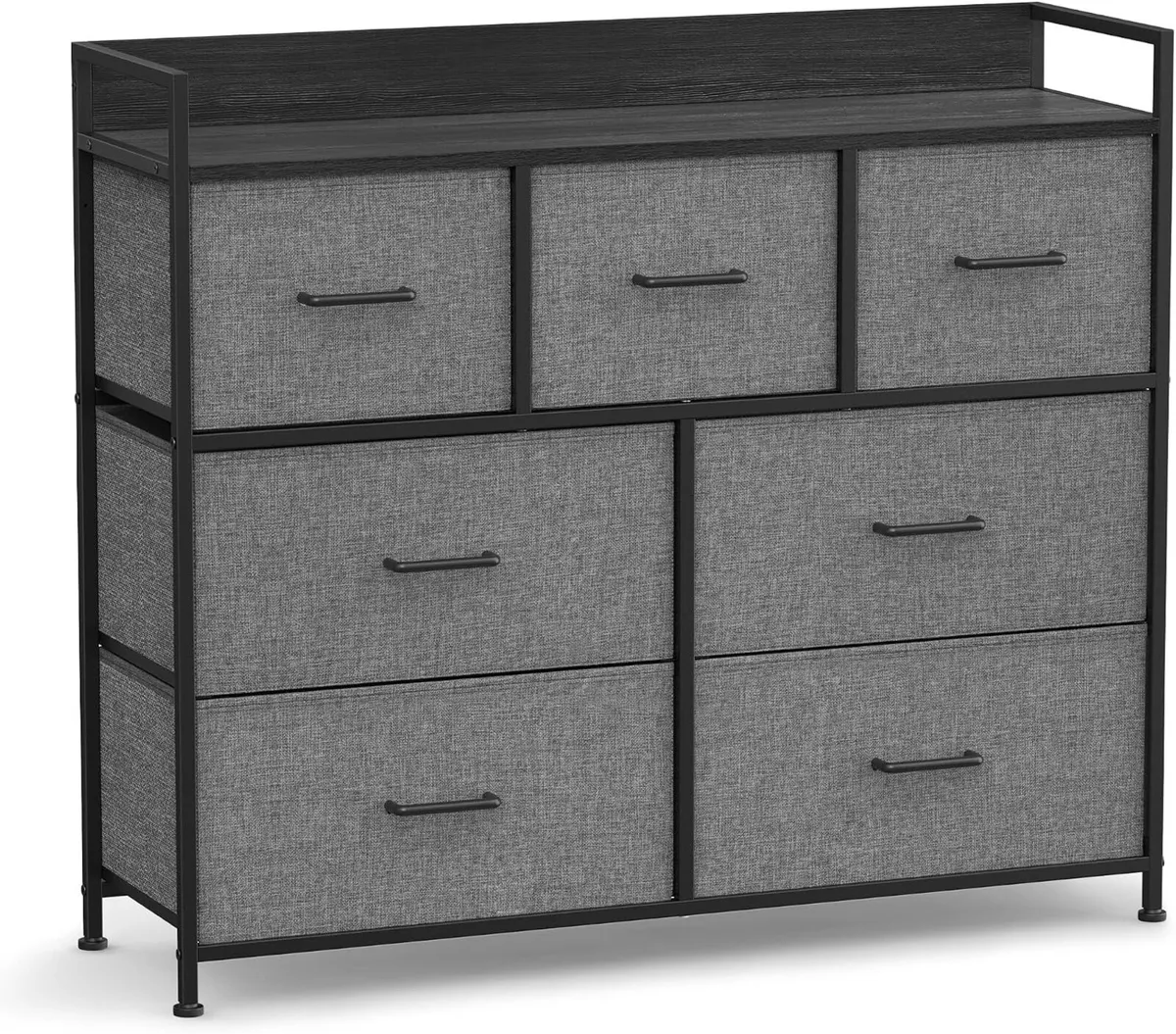 Chest of Drawers Bedroom Cabinet 7 Fabric - Image 3
