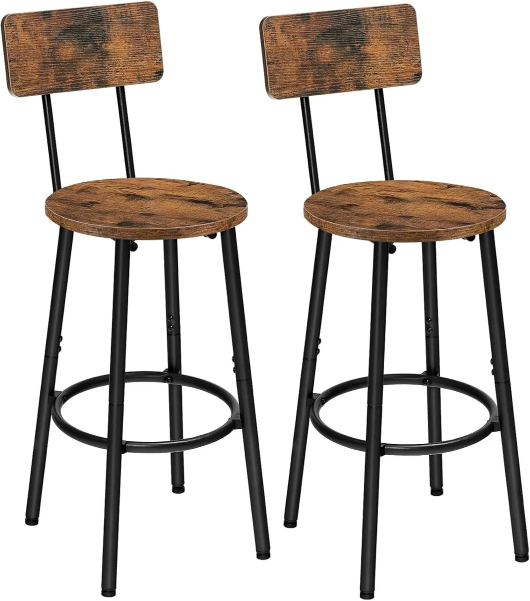 Bar Stools Breakfast Kitchen with Backs - Image 1