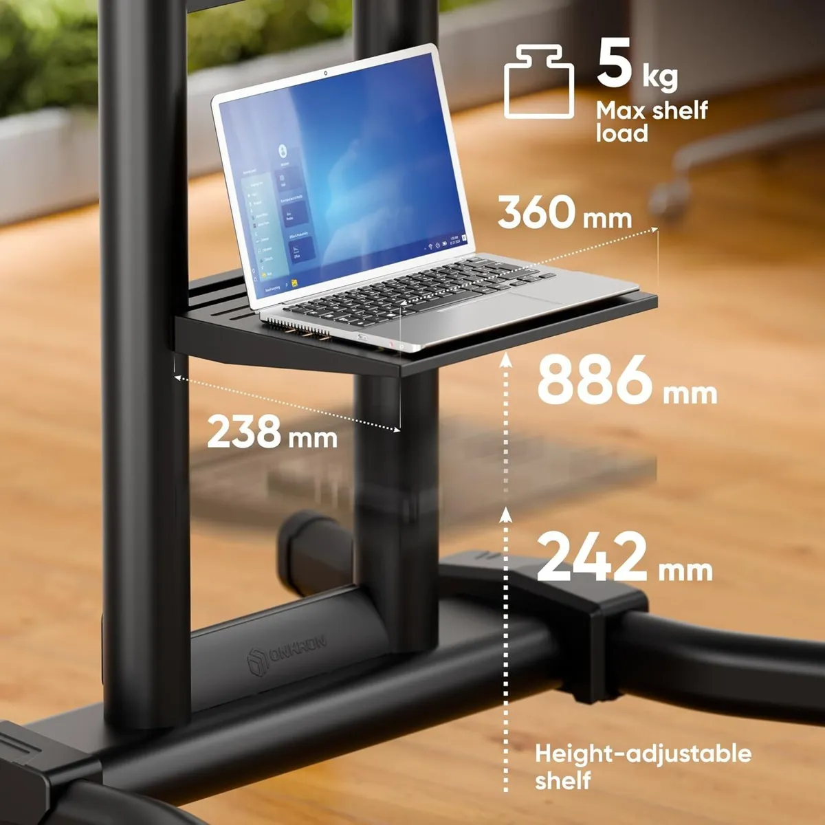 Mobile TV Stand 43- Up to 65 - Image 4