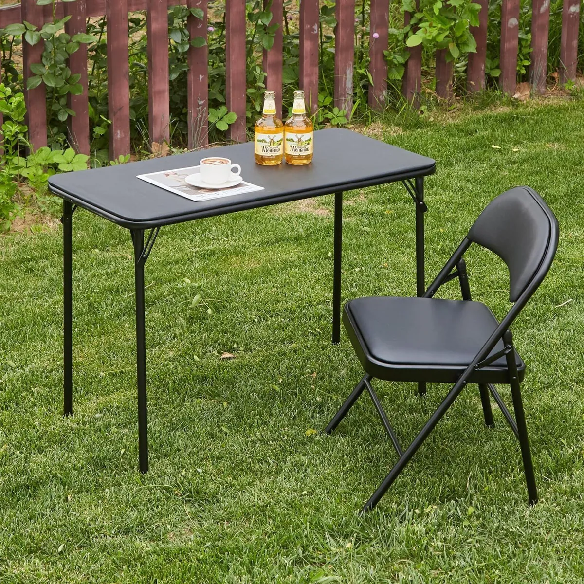 Set of Desk and Chair Computer Table Dining - Image 2