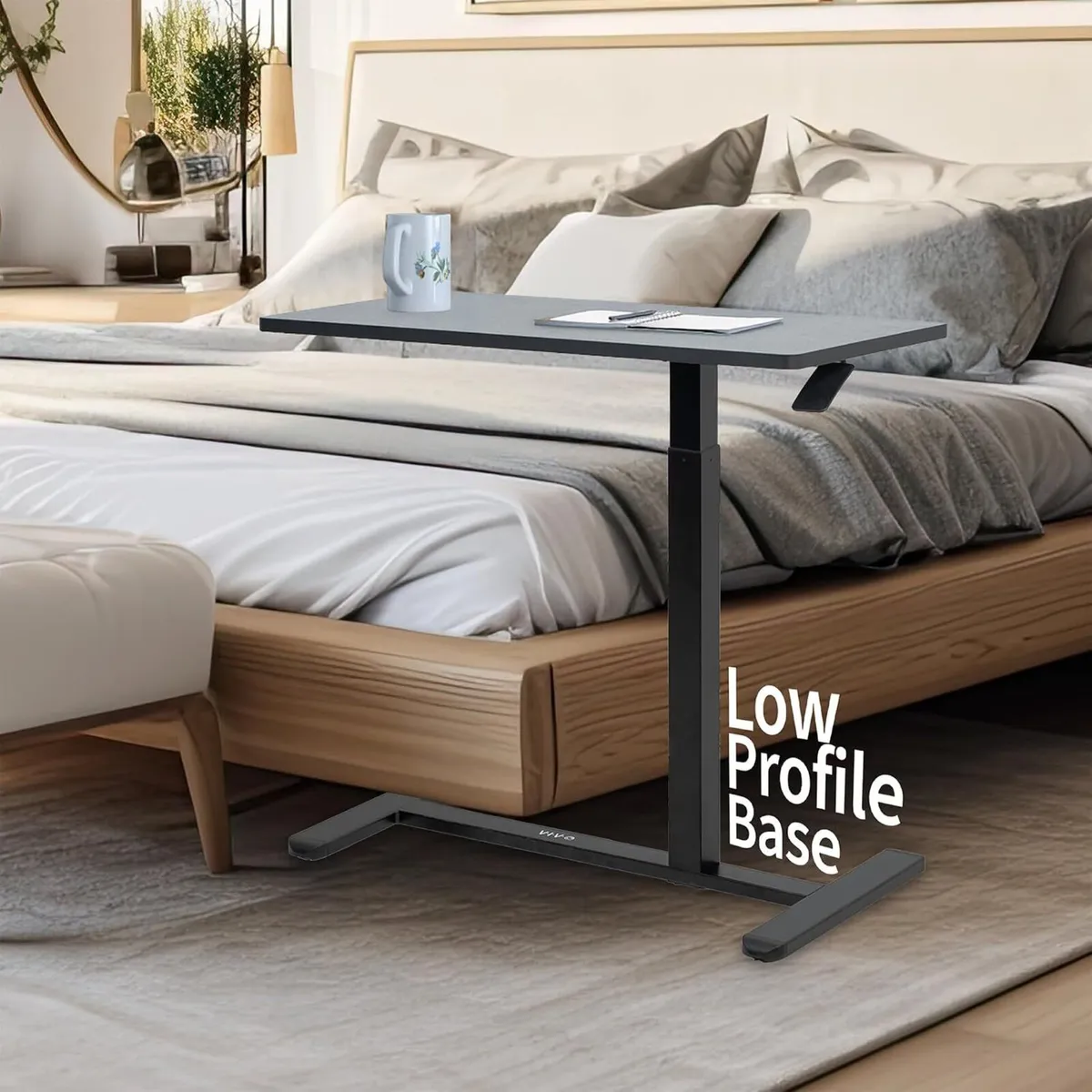 Mobile Side Table for Sofa Height Adjustable - Image 4