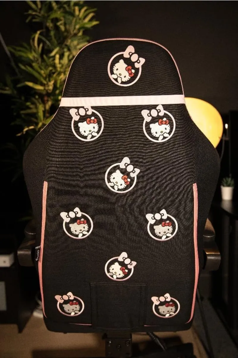 Hello Kitty Gaming Office Chair Seat Tilt Fabric - Image 2