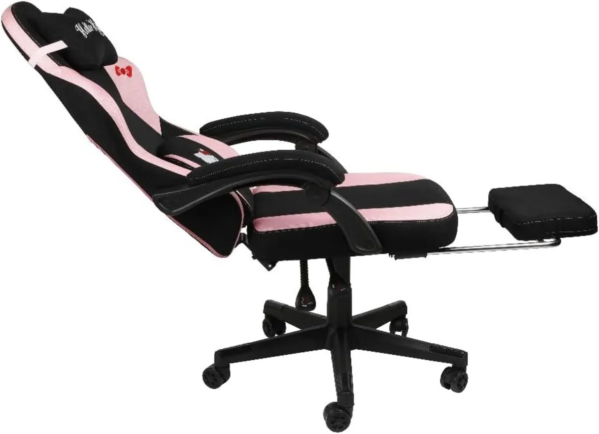 Hello Kitty Gaming Office Chair Seat Tilt Fabric - Image 4