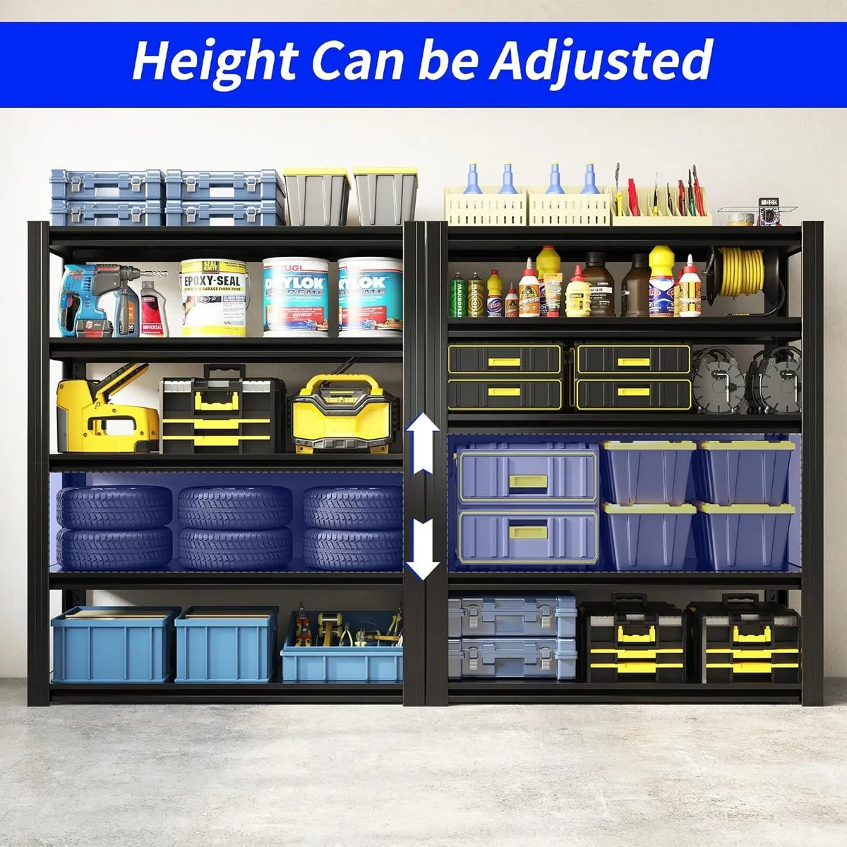 Heavy Load Storage Shelf Garage 5 Levels - Image 4