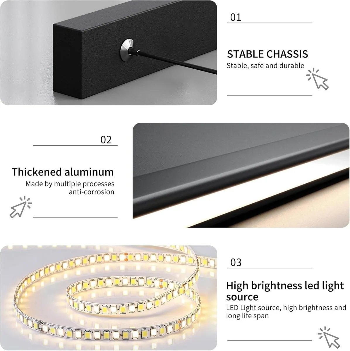 Modern Linear Pendant Light with Remote Control - Image 4
