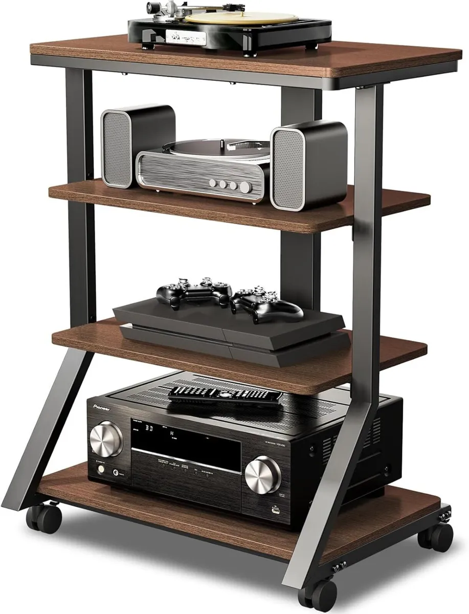 Hifi Racks and Stands Audio Rack Cabinet Av - Image 1