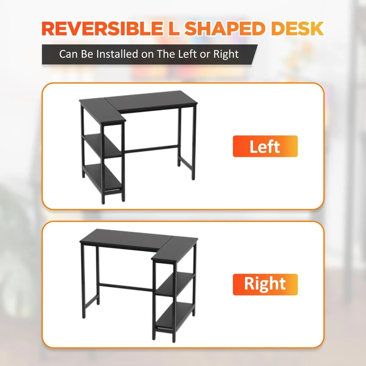 100CM L-Shaped Computer Gaming Desk - Image 4