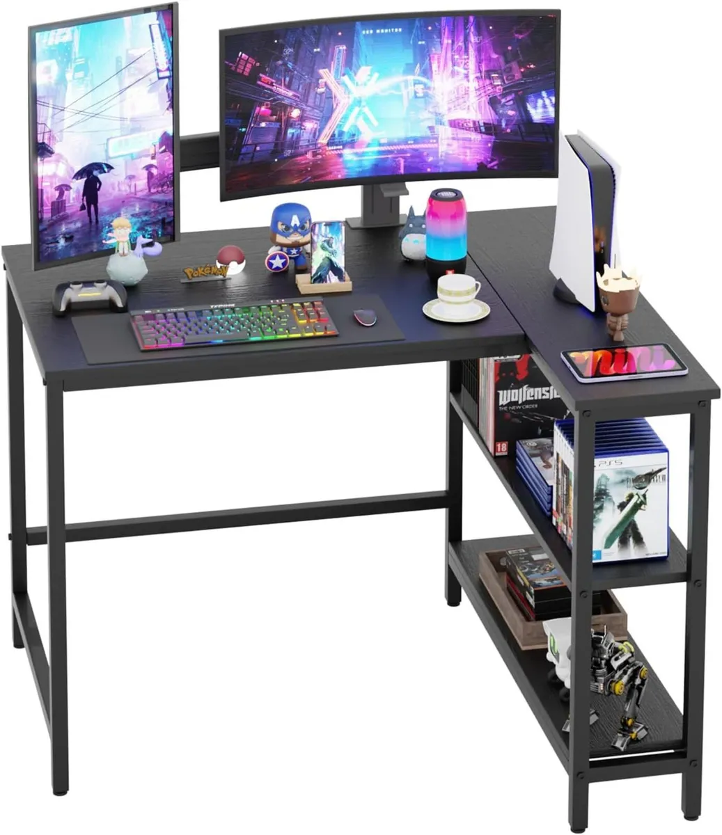 100CM L-Shaped Computer Gaming Desk - Image 1