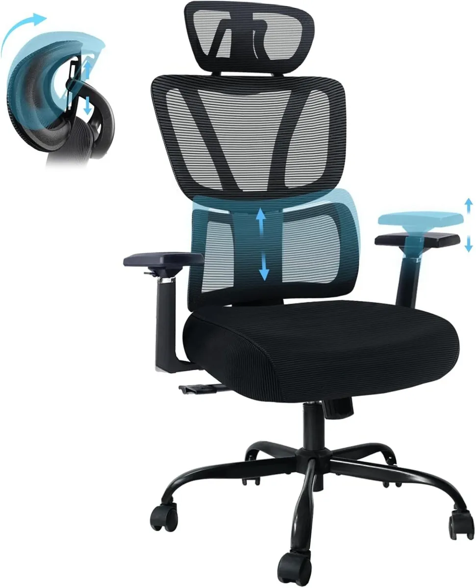High Back Office Chair Ergonomic Big and Tall - Image 1