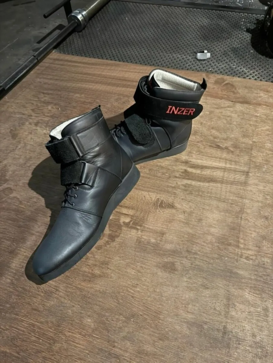 Inzer High-Top Powerlifting Shoes The Pillar Black - Image 1