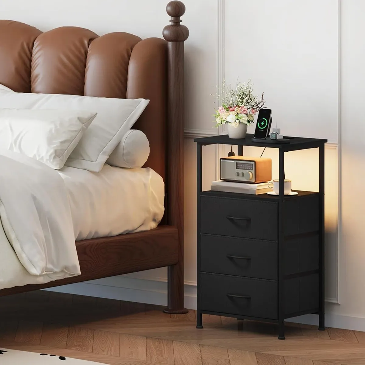 Chest of Drawers Charging Station LED 3 Set - Image 2