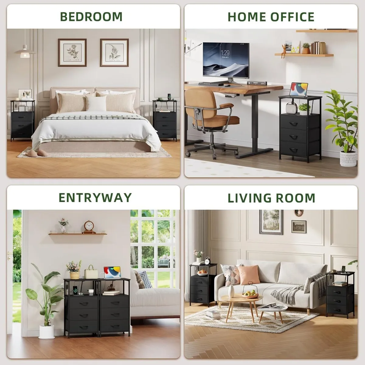 Chest of Drawers Charging Station LED 3 Set - Image 4