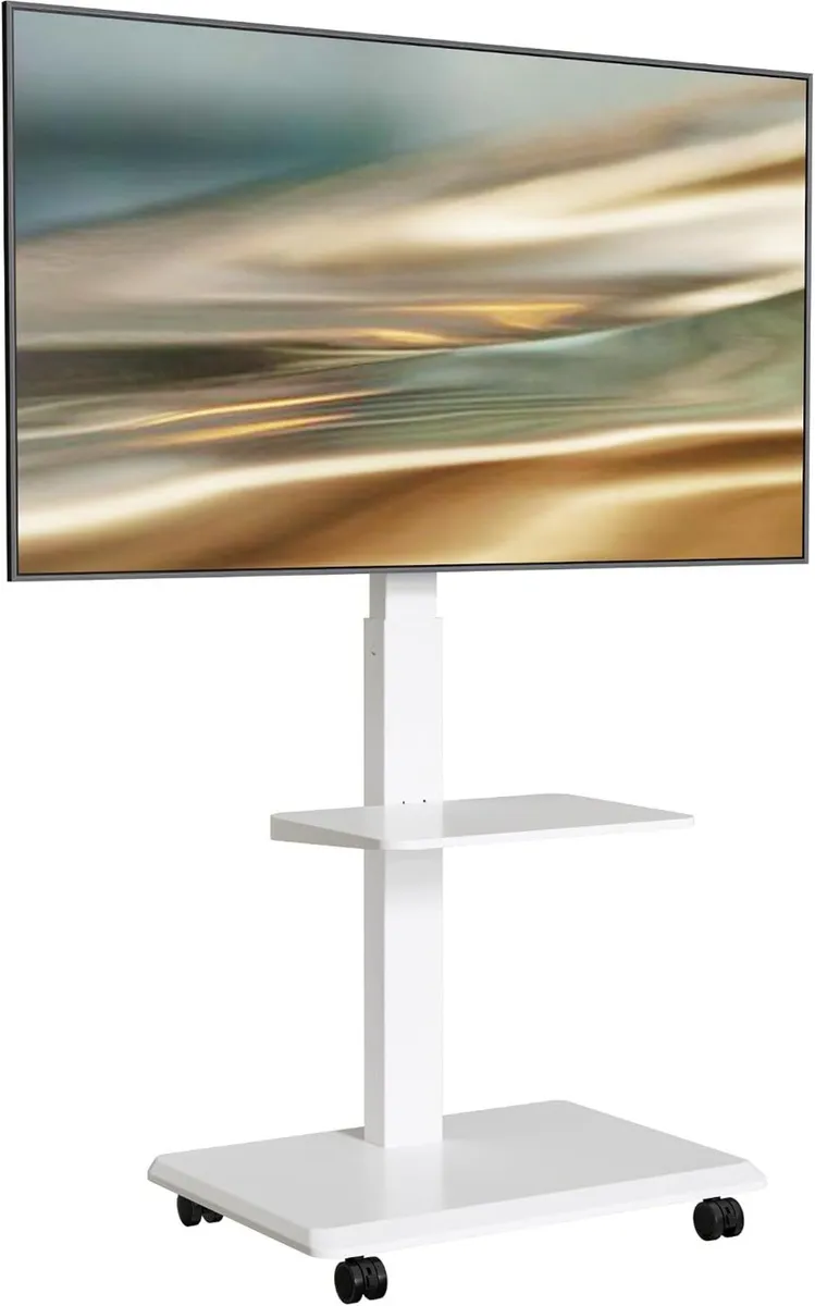 TV Stand on Wheels for 37-75 Inch Up - Image 1