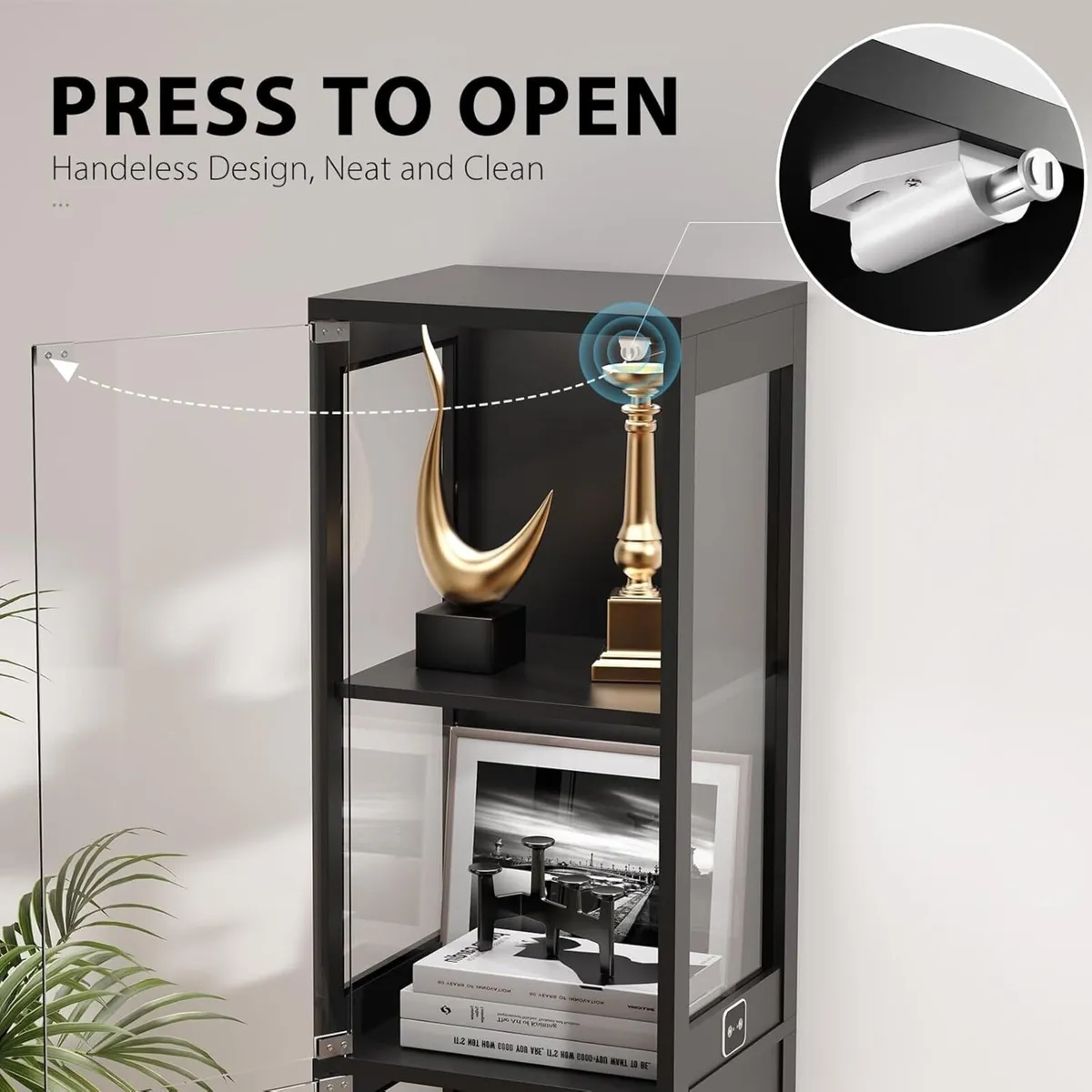 Display Cabinets with Glass Doors 3 Colour LED - Image 4