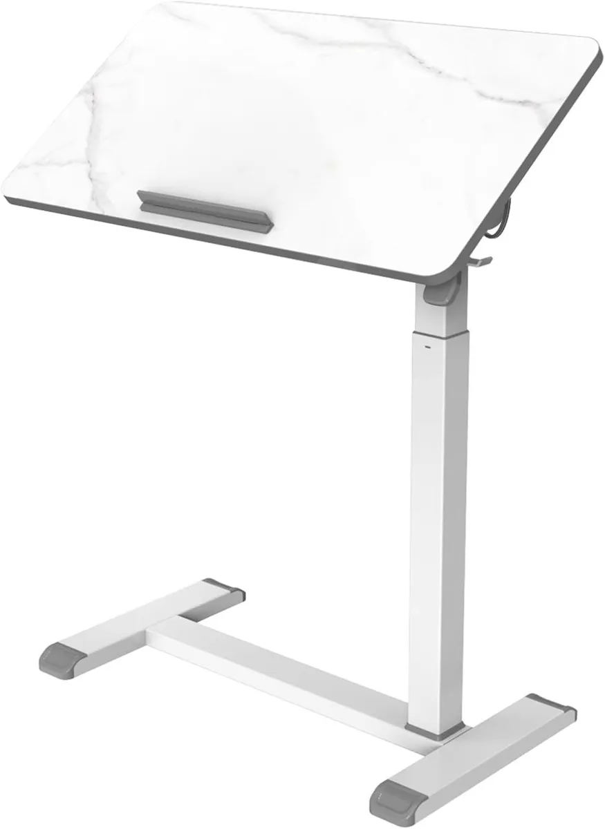 Mobile Standing Desk on Wheels with Tilting - Image 1