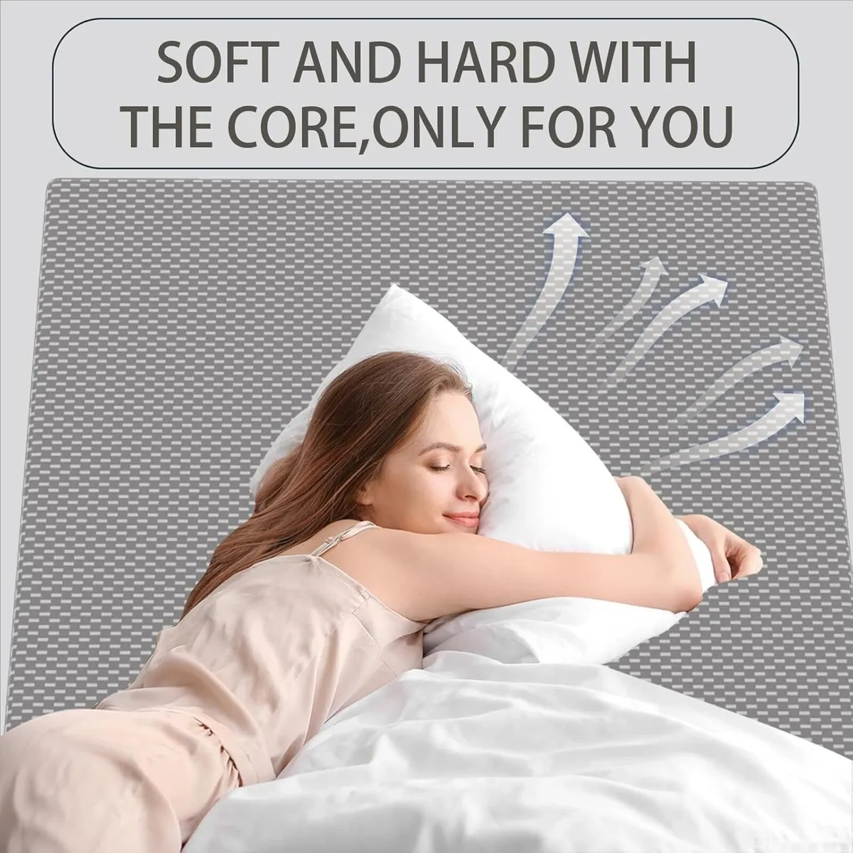 Full Size Mattress Memory Foam Anti-Slip Pressure - Image 2