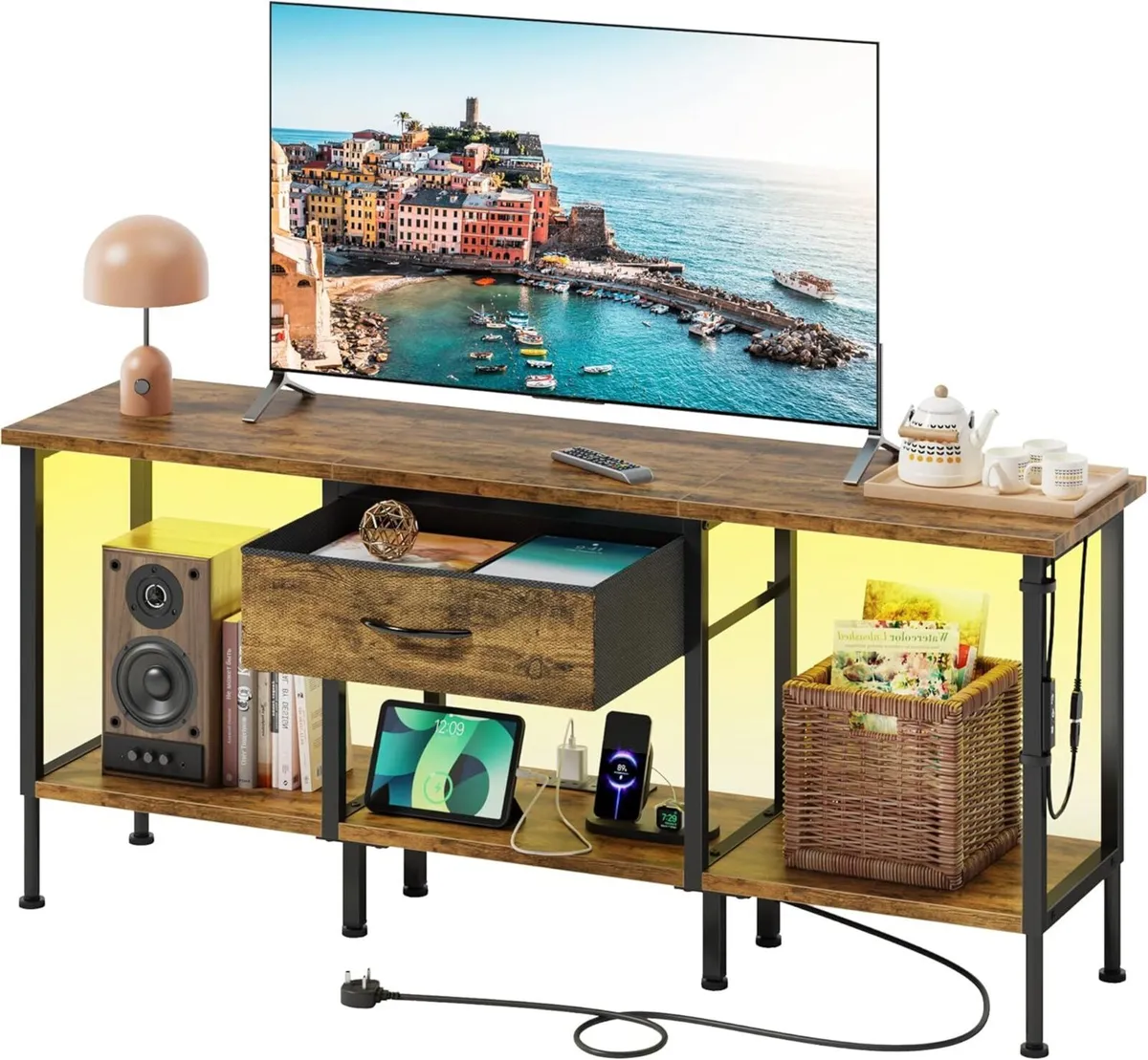 TV Stand Cabinet LED for 55 - Image 1