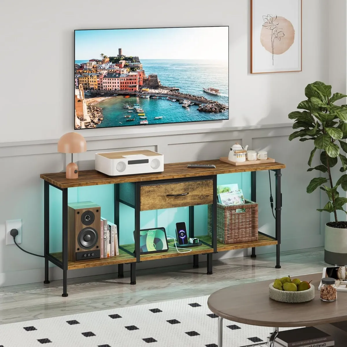 TV Stand Cabinet LED for 55 - Image 2