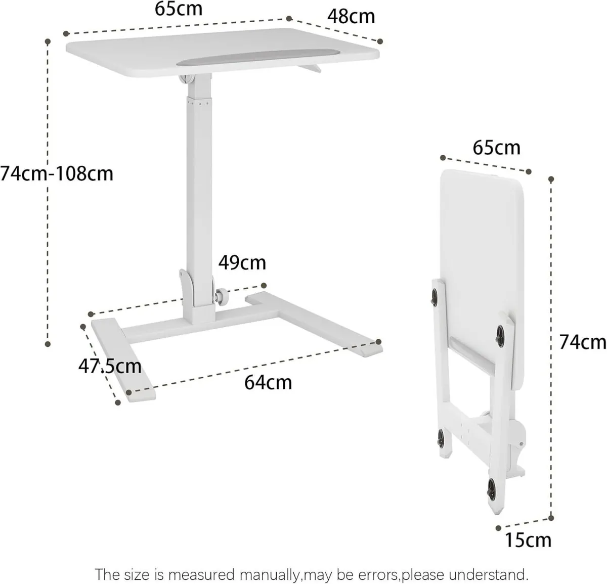 Adjustable Height Small Standing Desk Foldable - Image 2