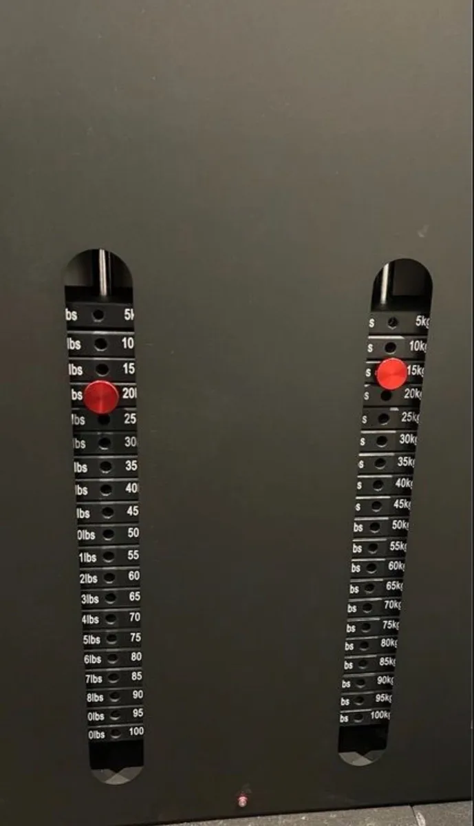Slimline Cable Crossover 2 x 100kg stacks (new) - Image 3